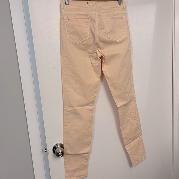 Like-New J Brand Skinny Jeans, Peach, Size 27 - Picture 4 of 6